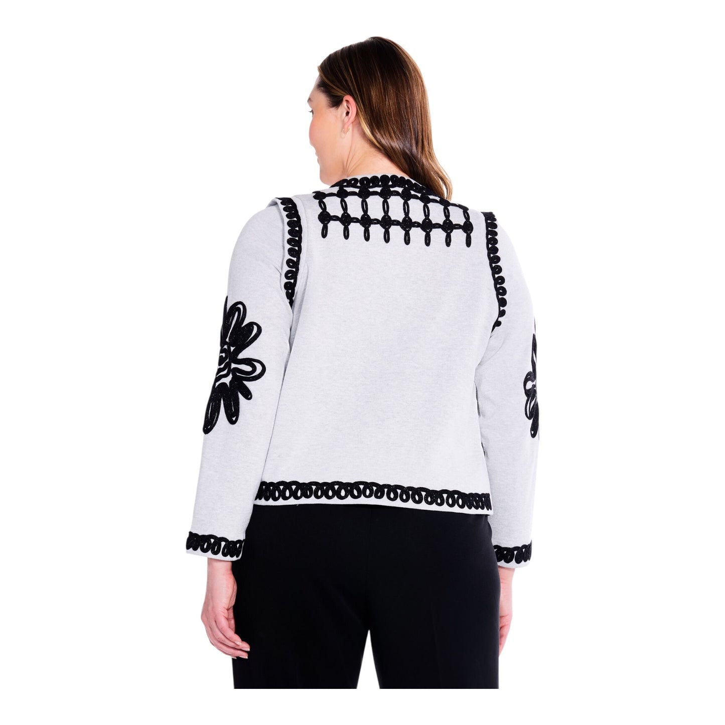 Romantic Soutache Knit Jacket size Large