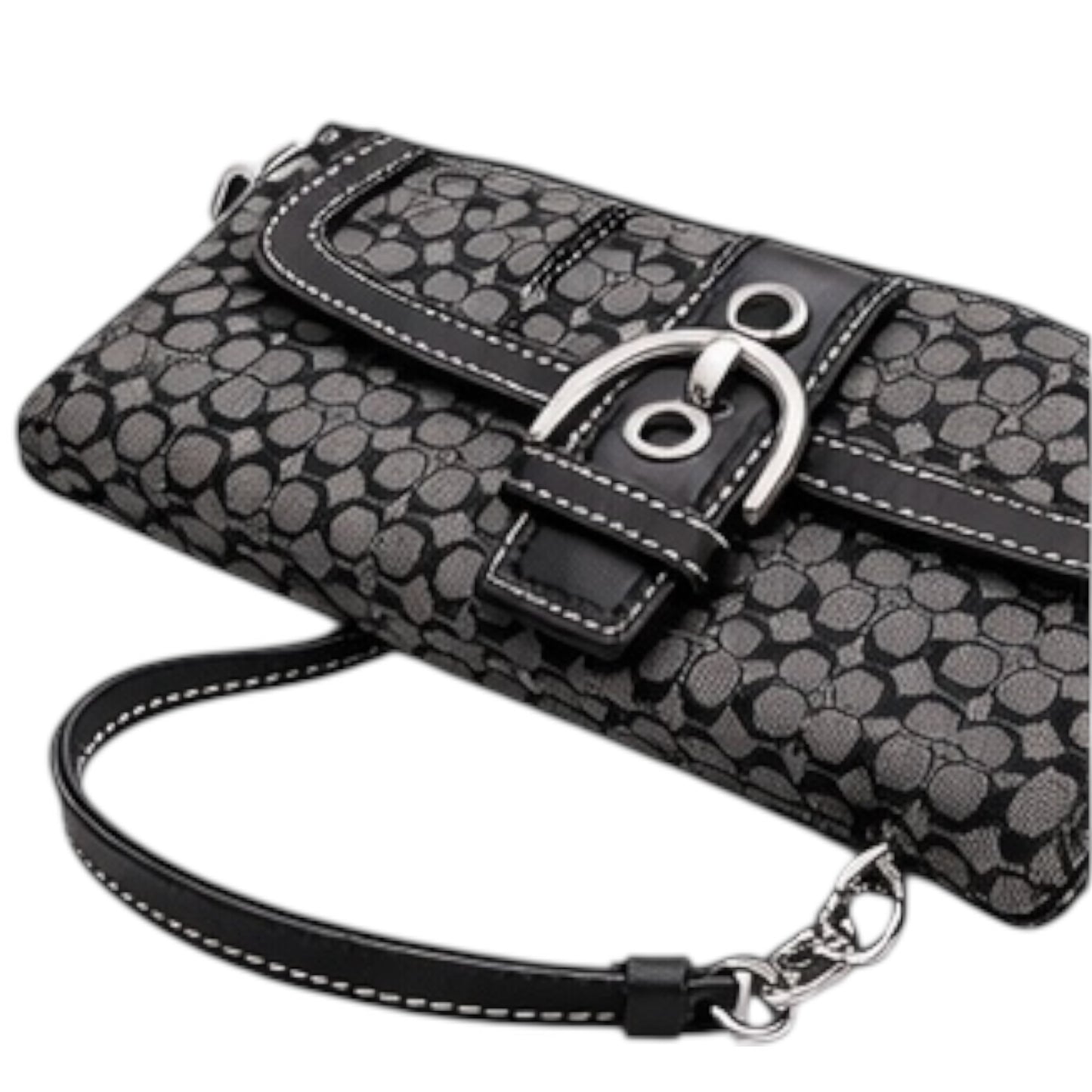 Soho Signature Buckle Wristlet