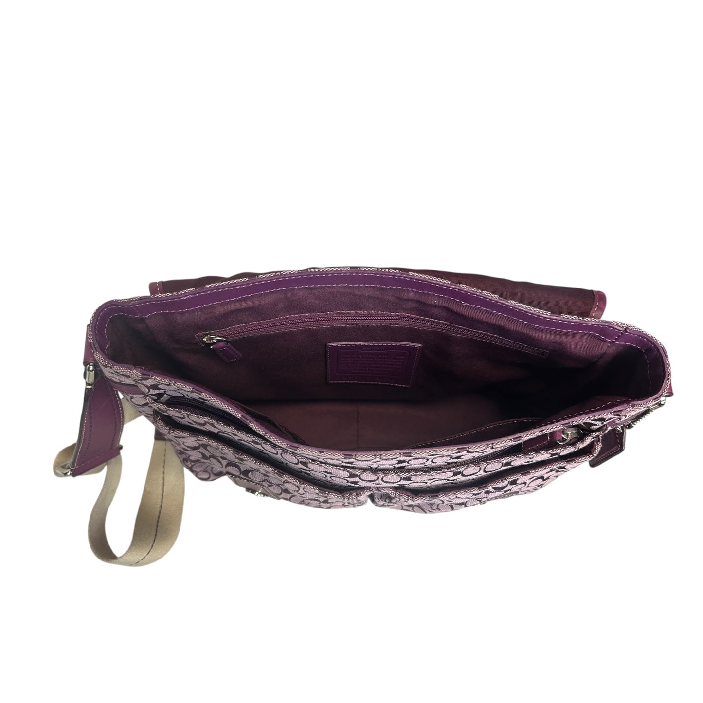 Signature Canvas Messenger Bag