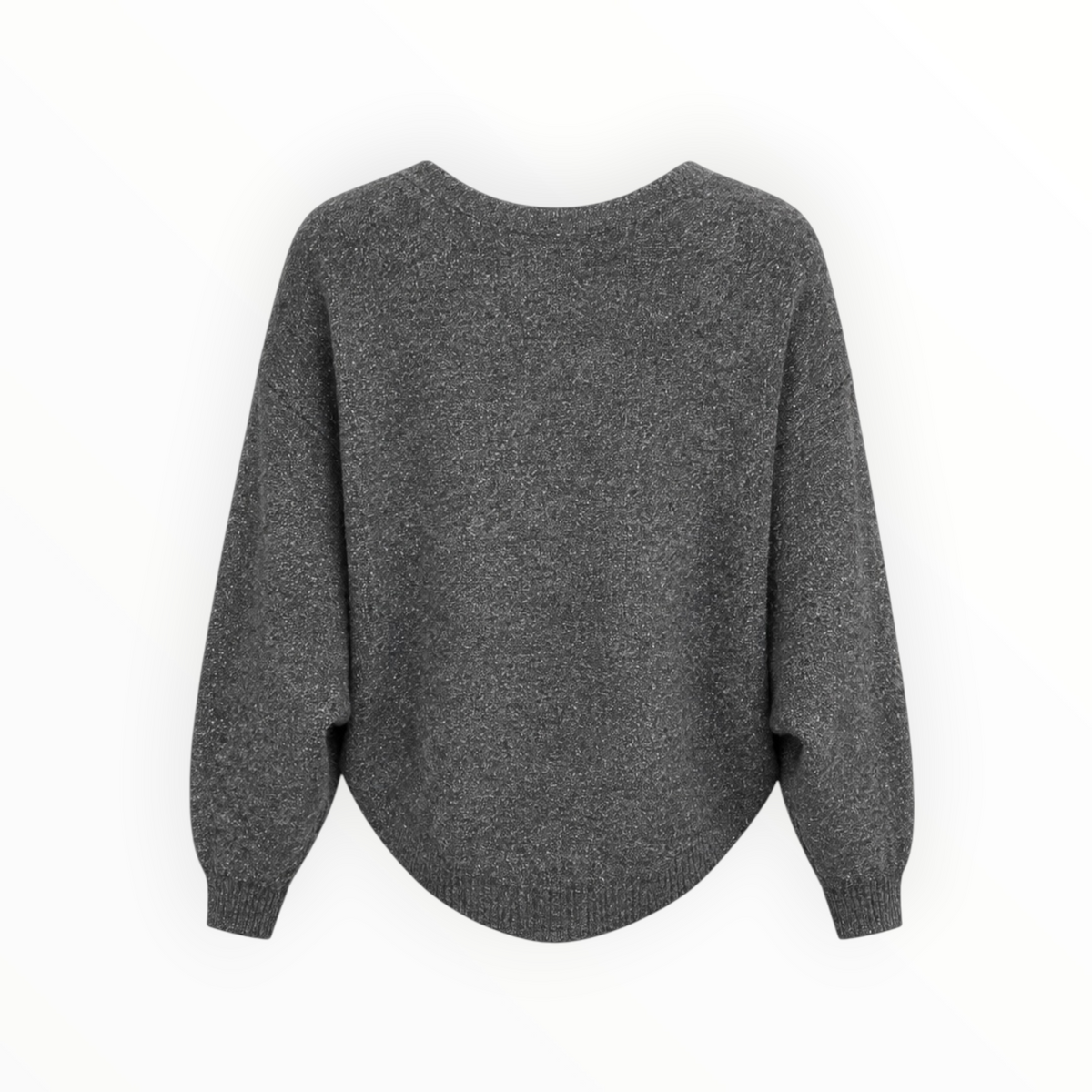 Relaxed Shimmer Knit Sweater size S