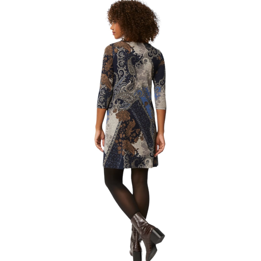 3/4 Sleeve Paisley Dress Size 14