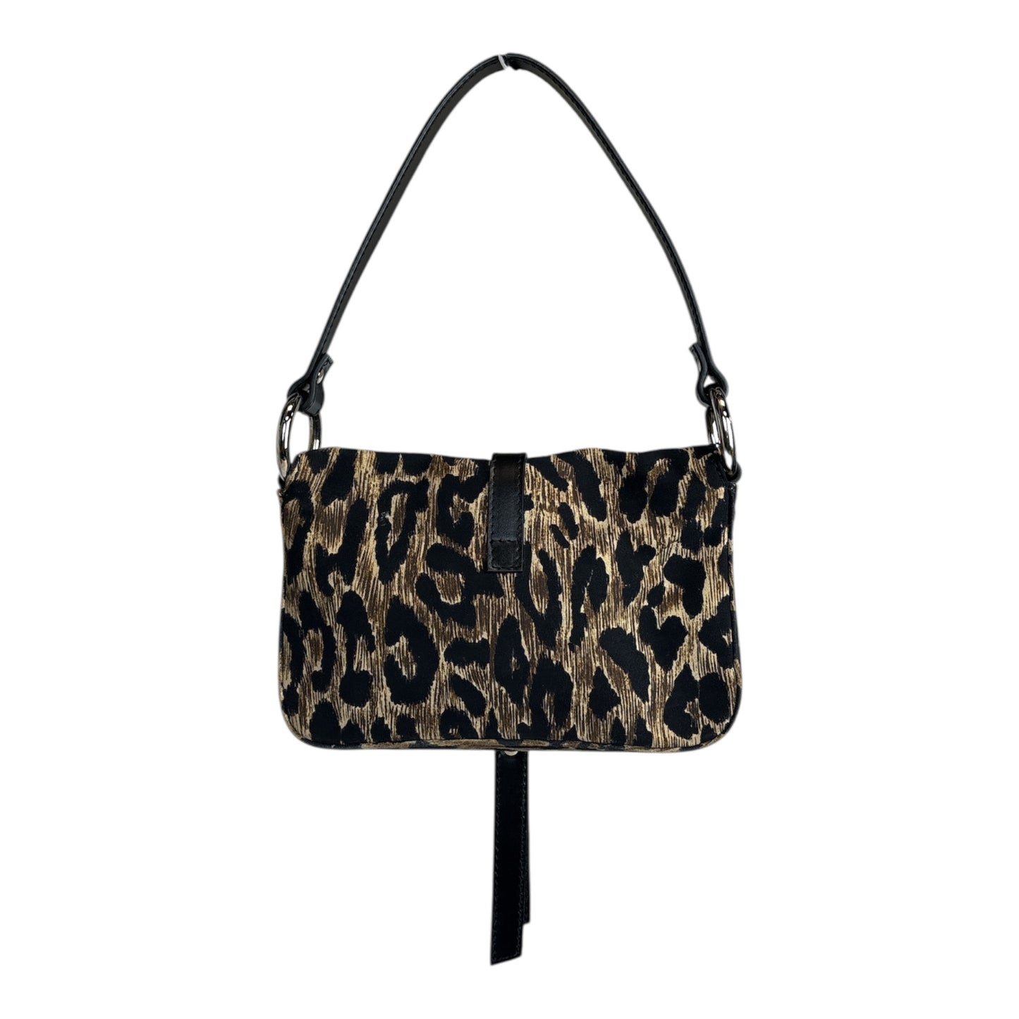 Leopard Print Ring Shoulder Bag