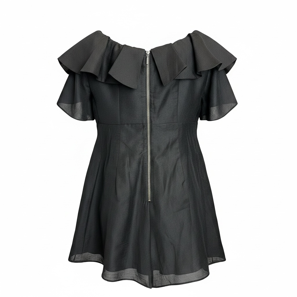 Ruffle Romper size Large Runs small