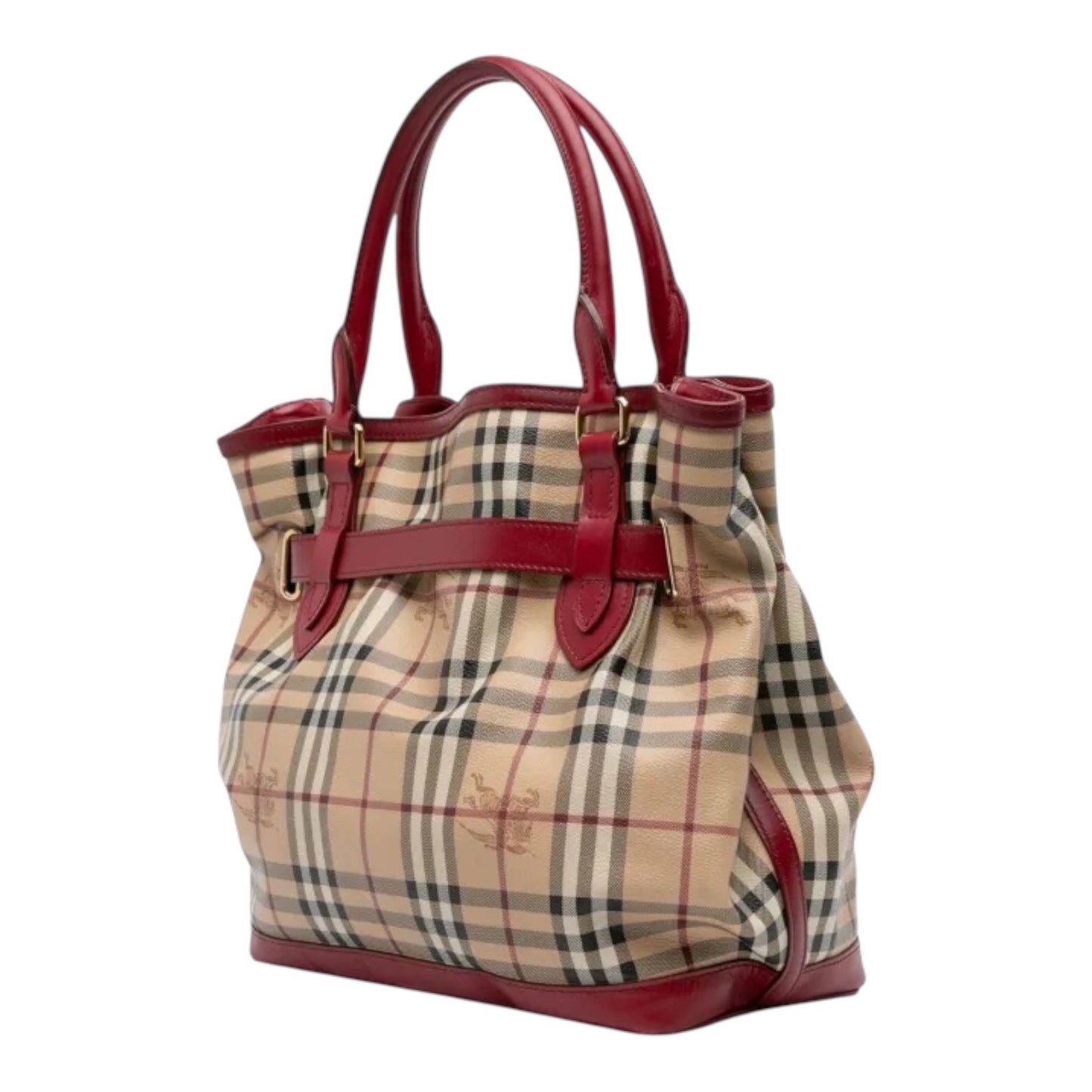 Haymarket Check Coated Canvas Golderton Satchel