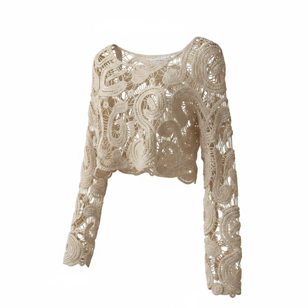 Crochet Crop Top size Medium