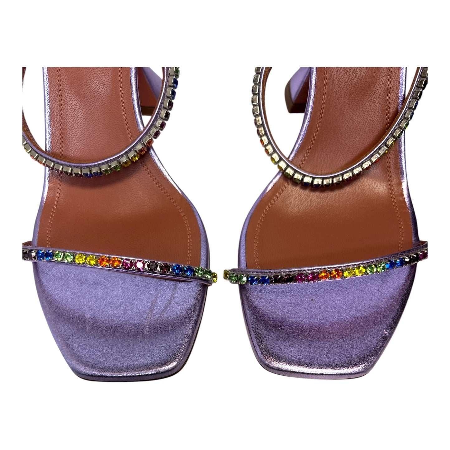 Gilda Rainbow Slide High-Heel Sandals size 39.5