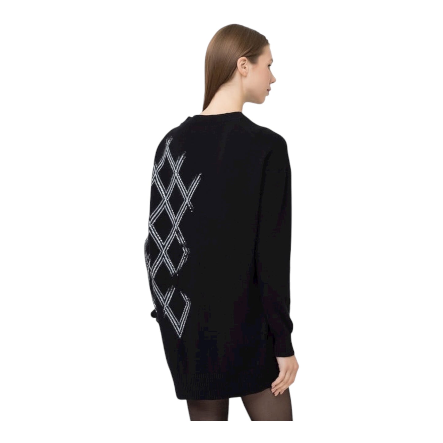 Sweater Dress with Crystals size Large
