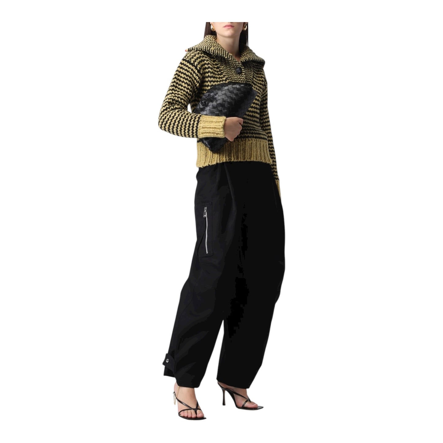 Sandblasted Cotton Twill Cargo Pant size 42