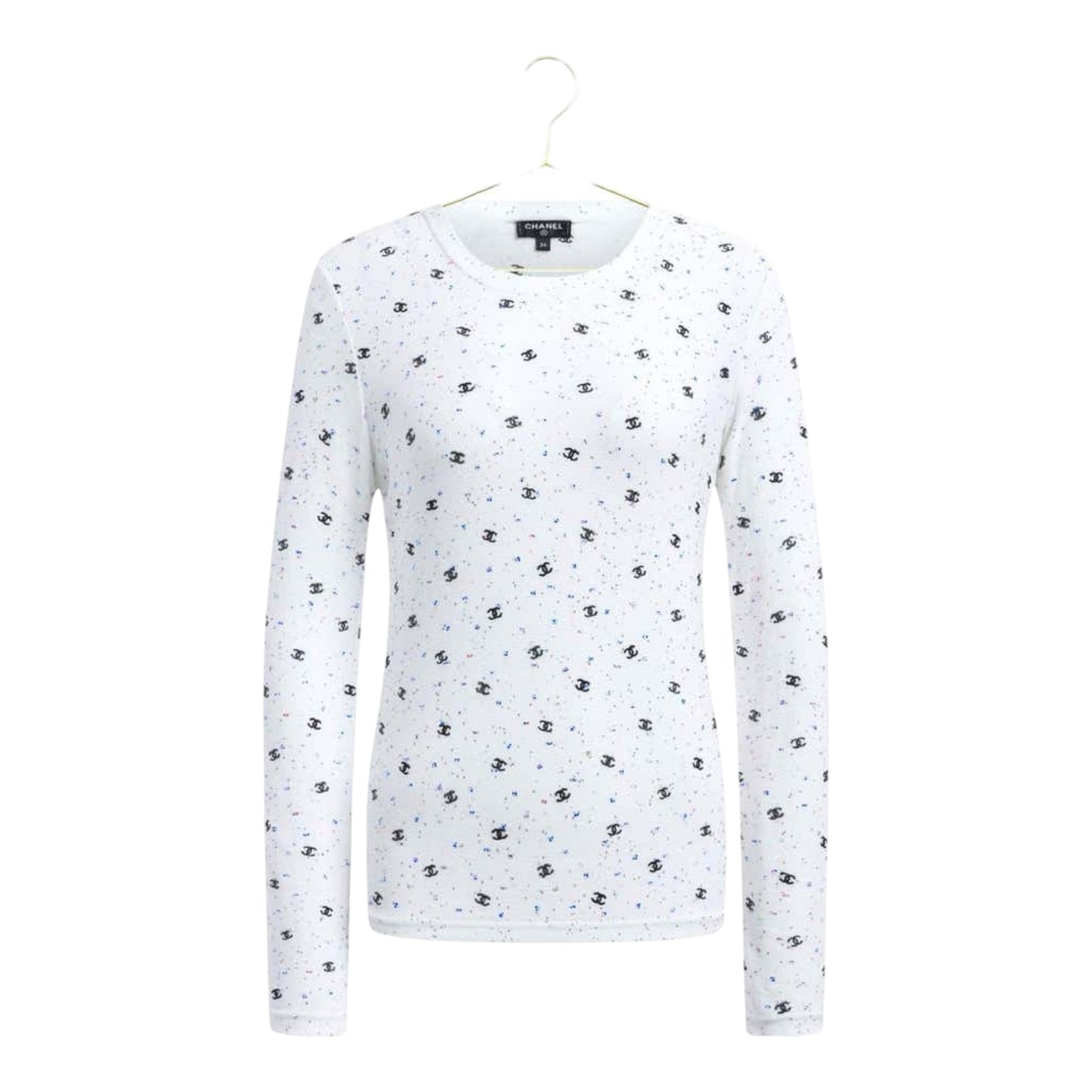 Jennie Kim Style CC Logo Glitter Jumper size 42