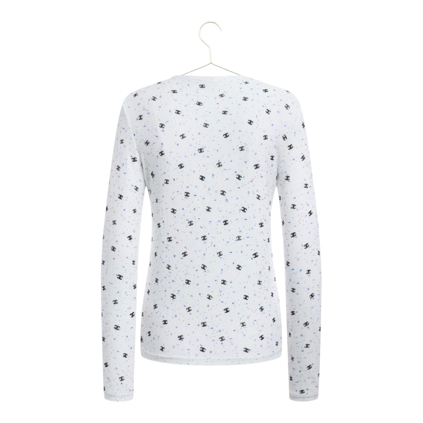 Jennie Kim Style CC Logo Glitter Jumper size 42