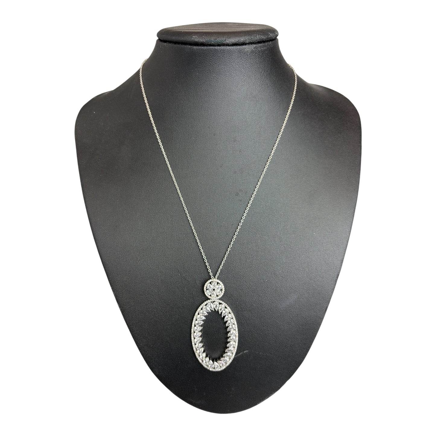 Oval Crystal Necklace
