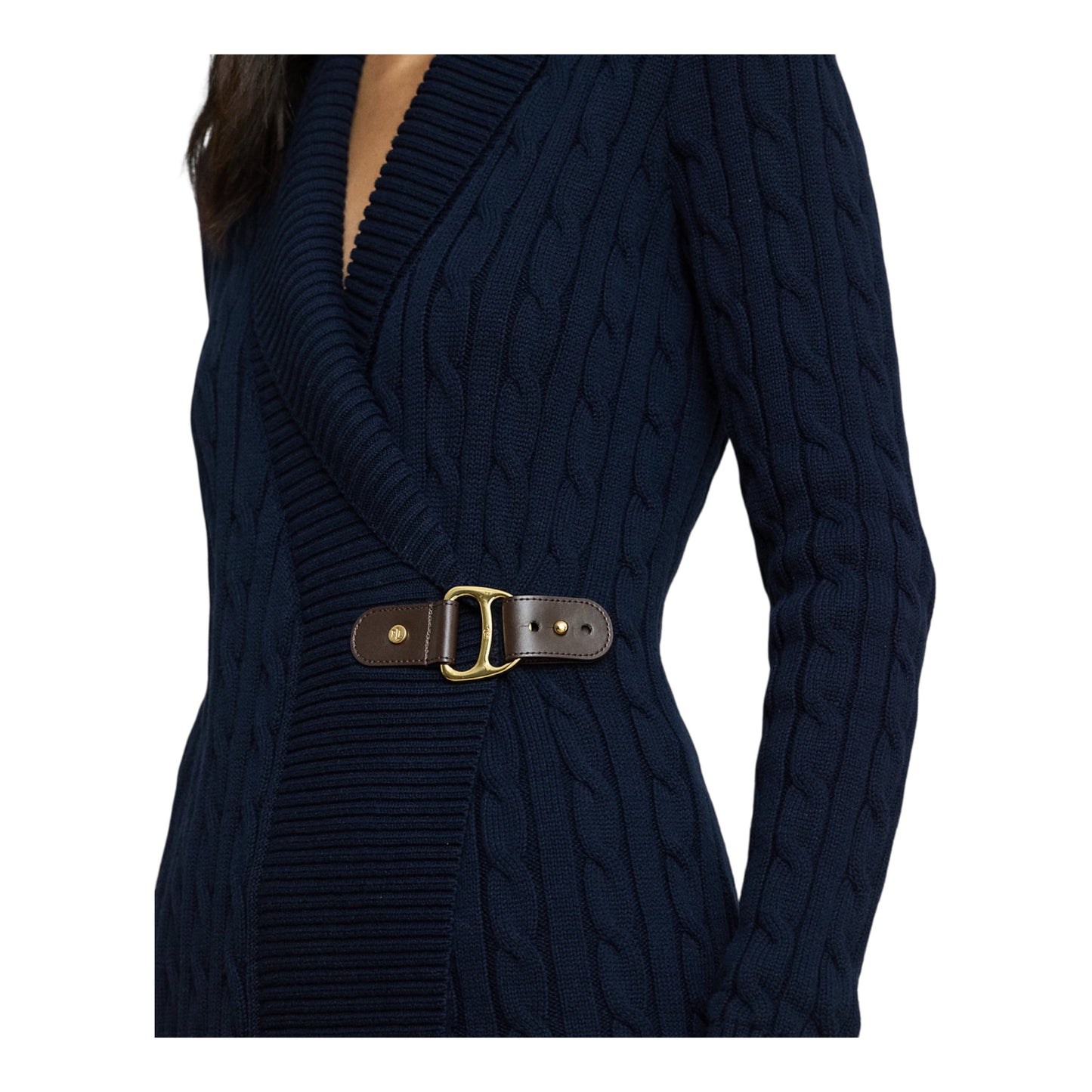 Buckle Cotton Sweater size Large