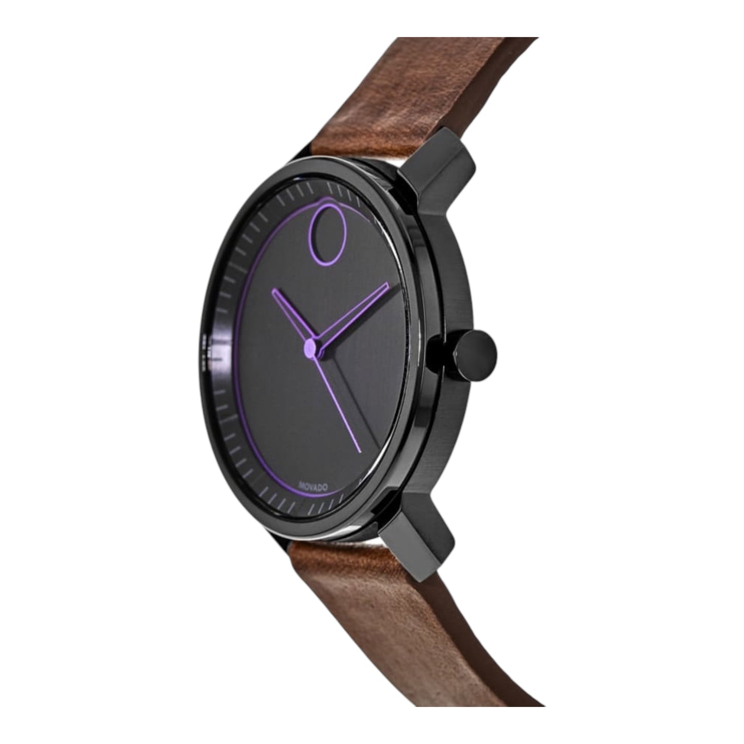 Bold 41mm Leather Strap Watch