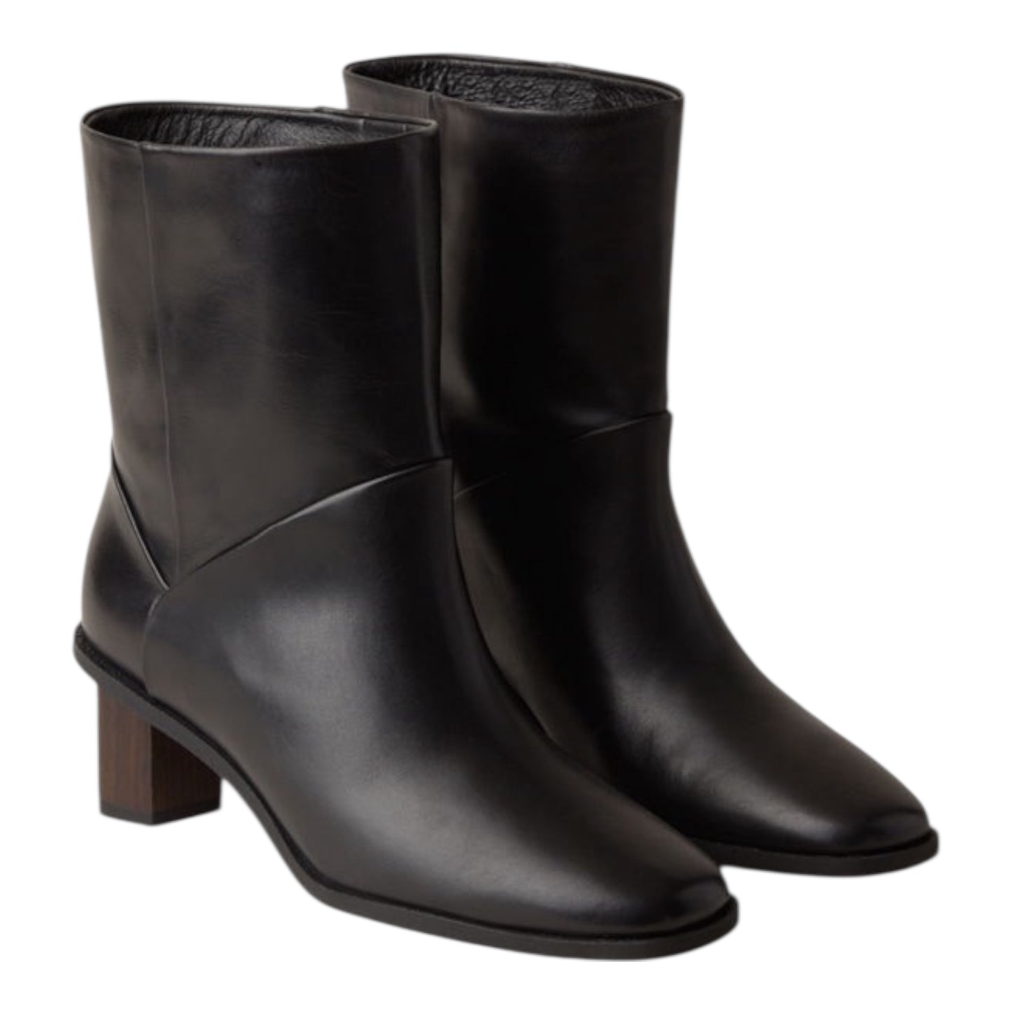 Leather Boot with Tilted Heel size 7