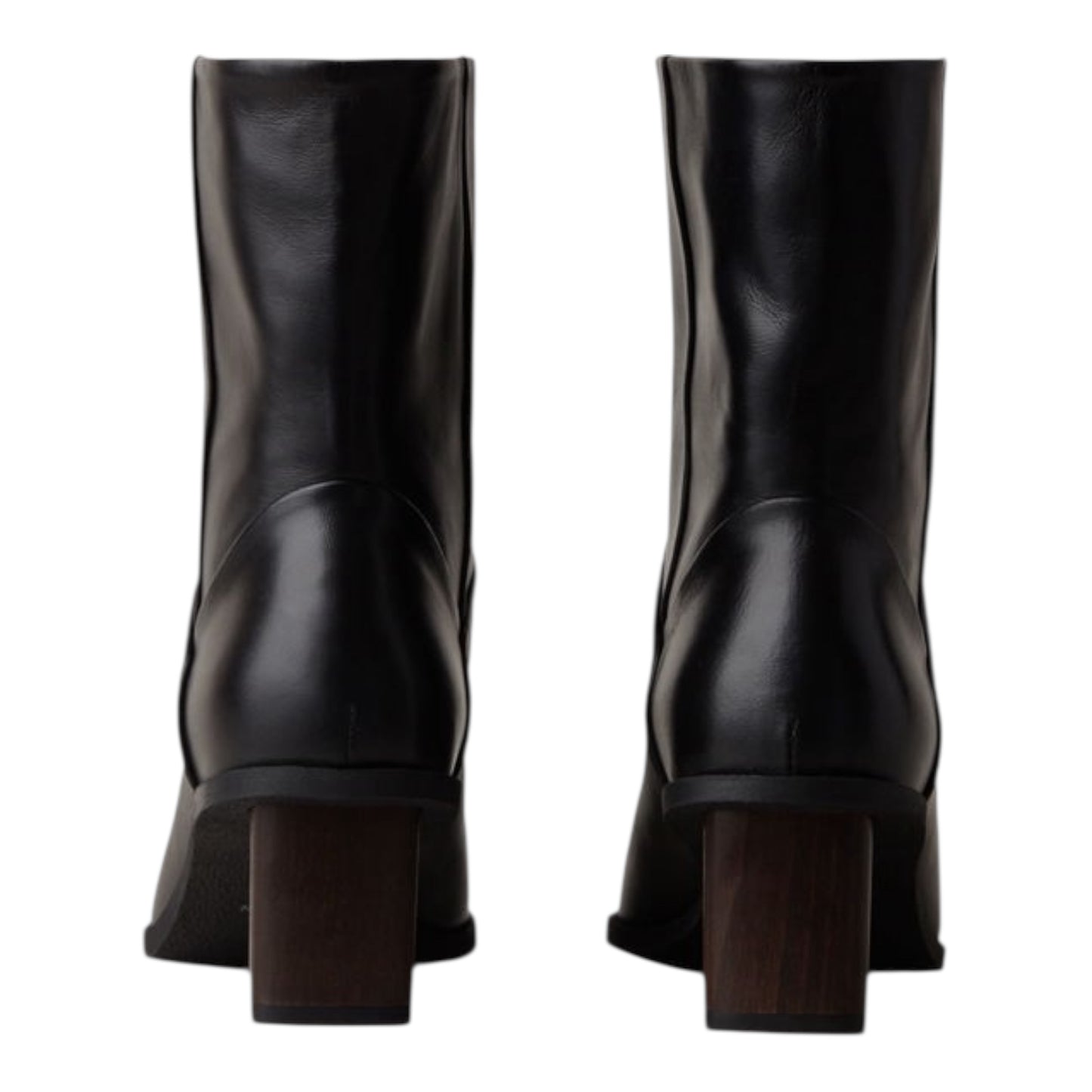 Leather Boot with Tilted Heel size 7