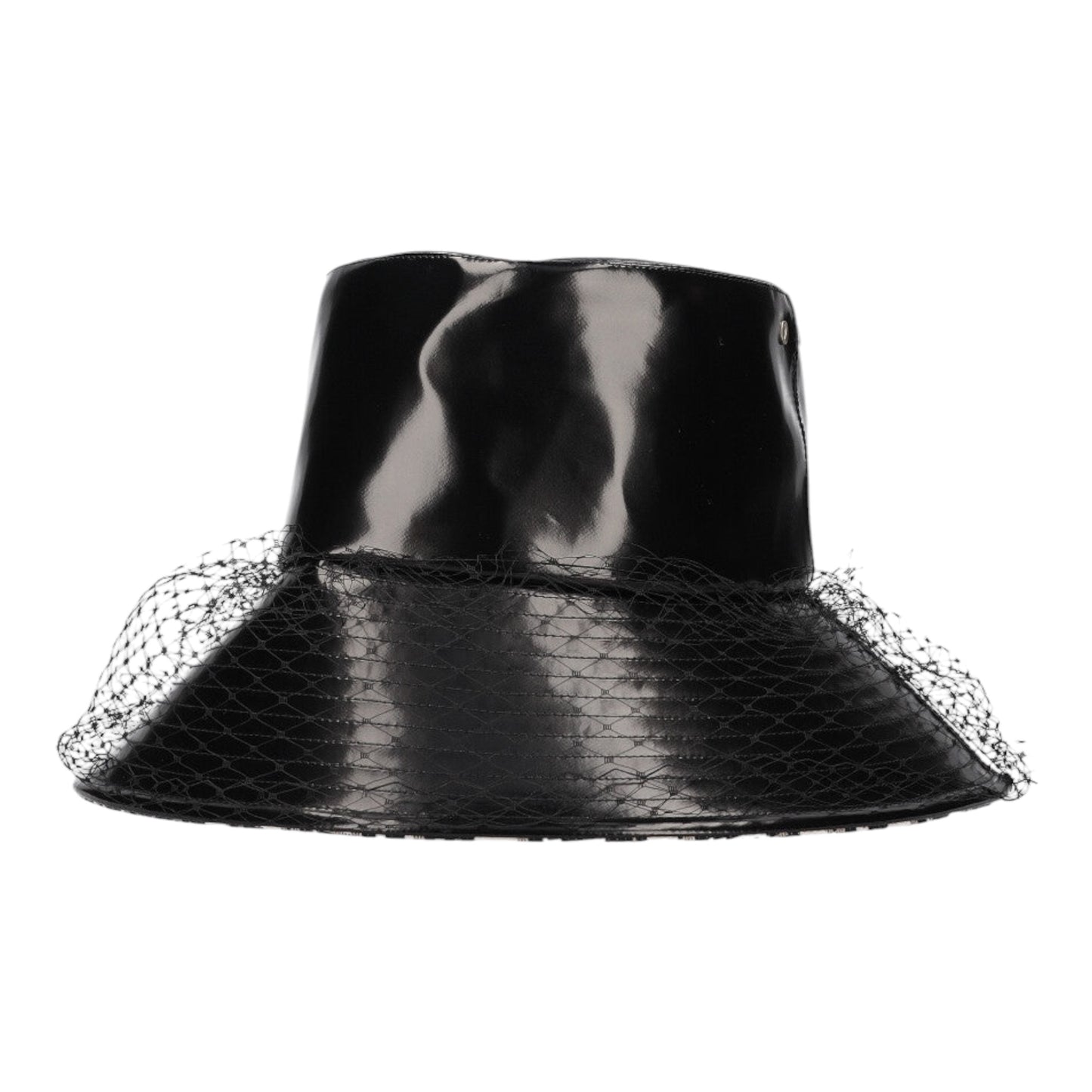 Faux Leather Bucket Hat One Size