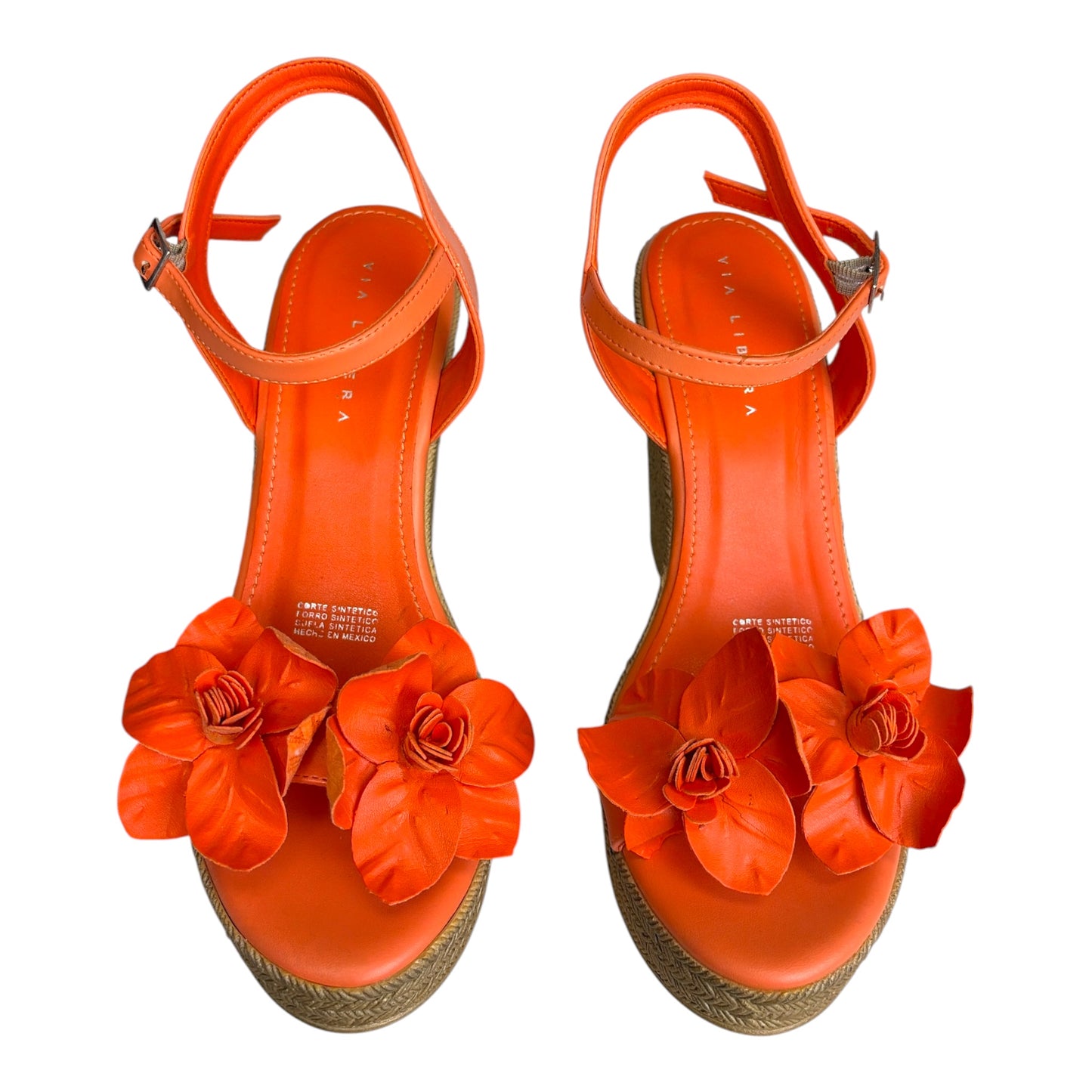 Flower Wedge Shoes size 7