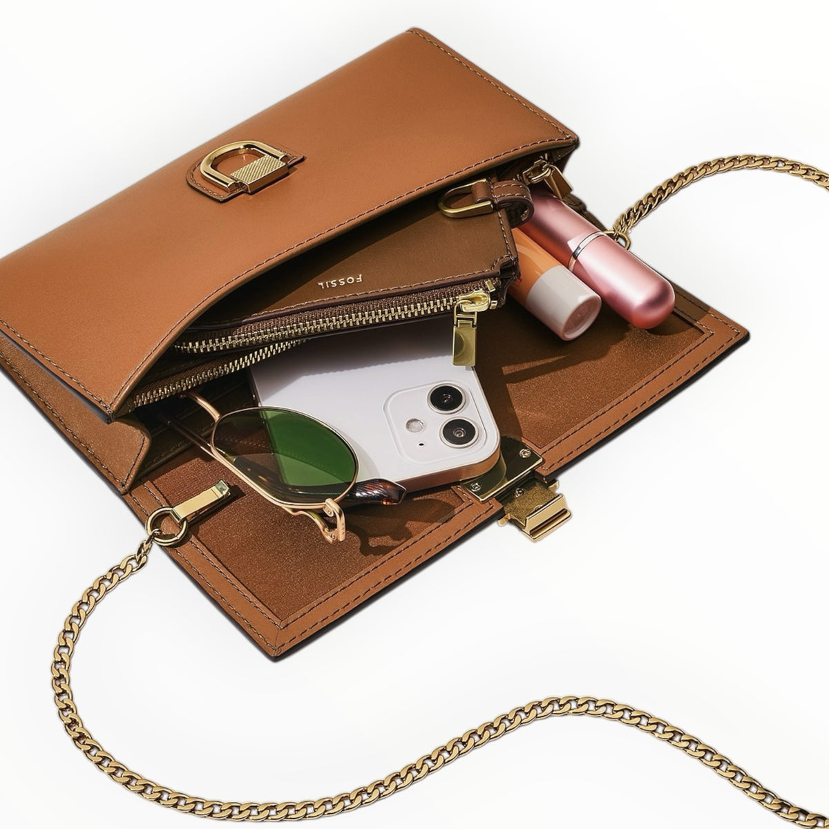 Avondale Leather Wallet Crossbody Bag