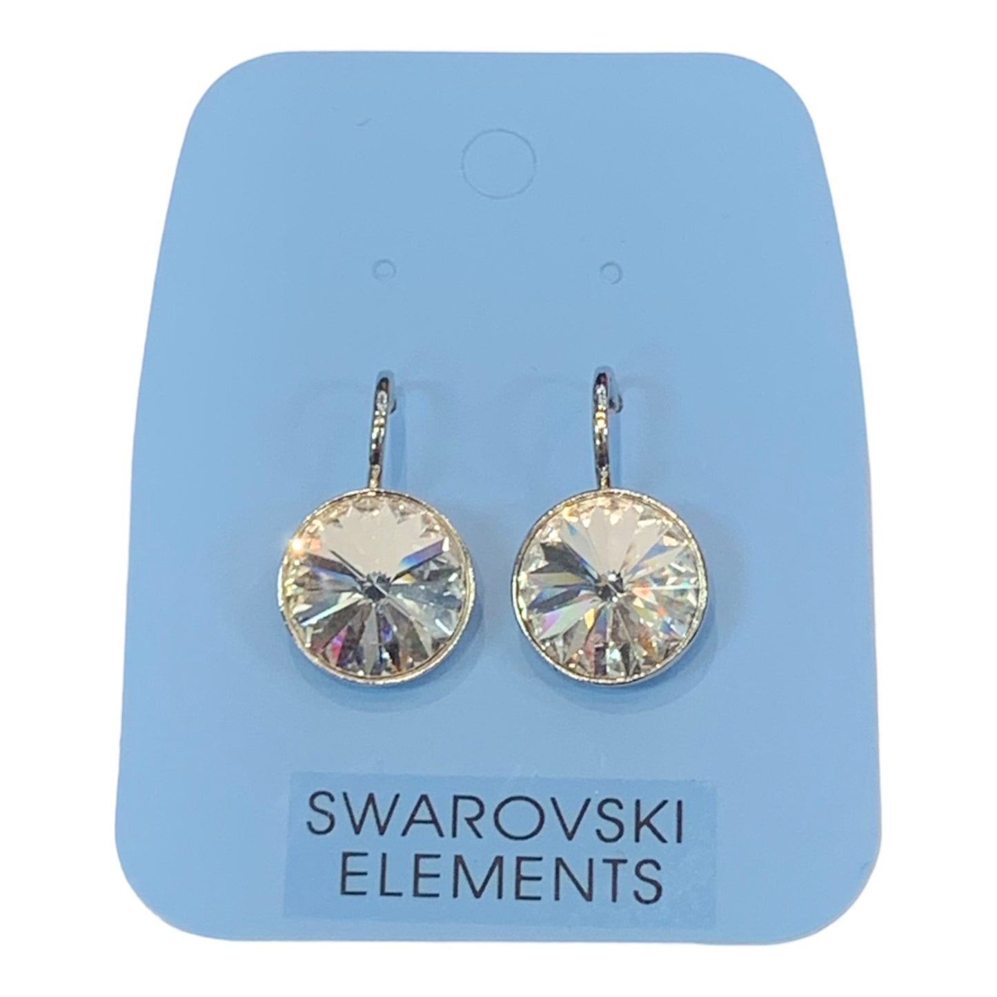 Medium Clear Bella Earrings
