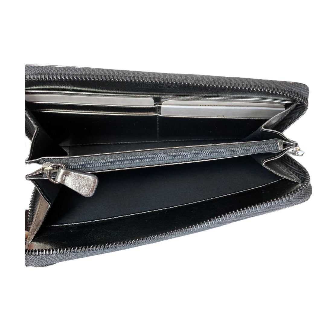 Metallic Zip Around Wallet