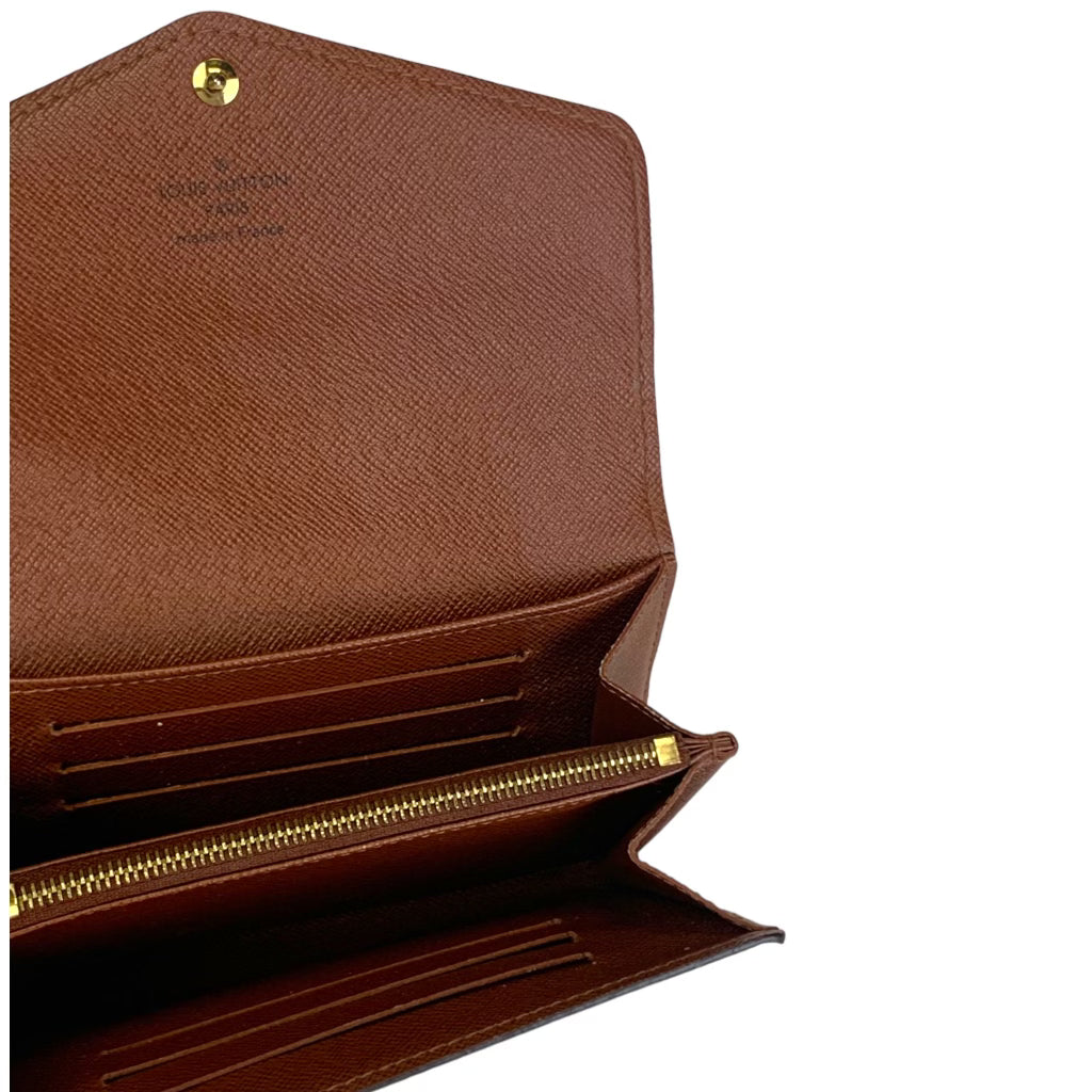 Monogram Snap Closure Wallet