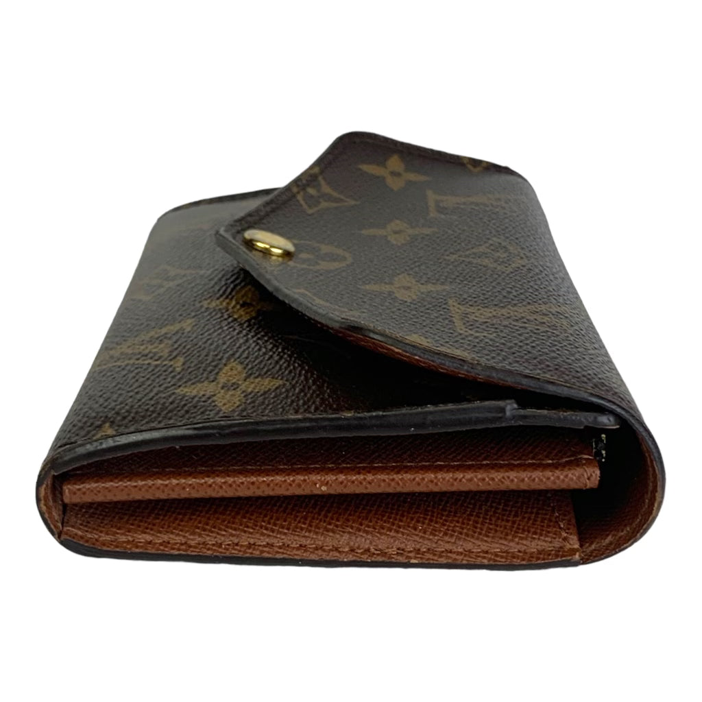 Monogram Snap Closure Wallet
