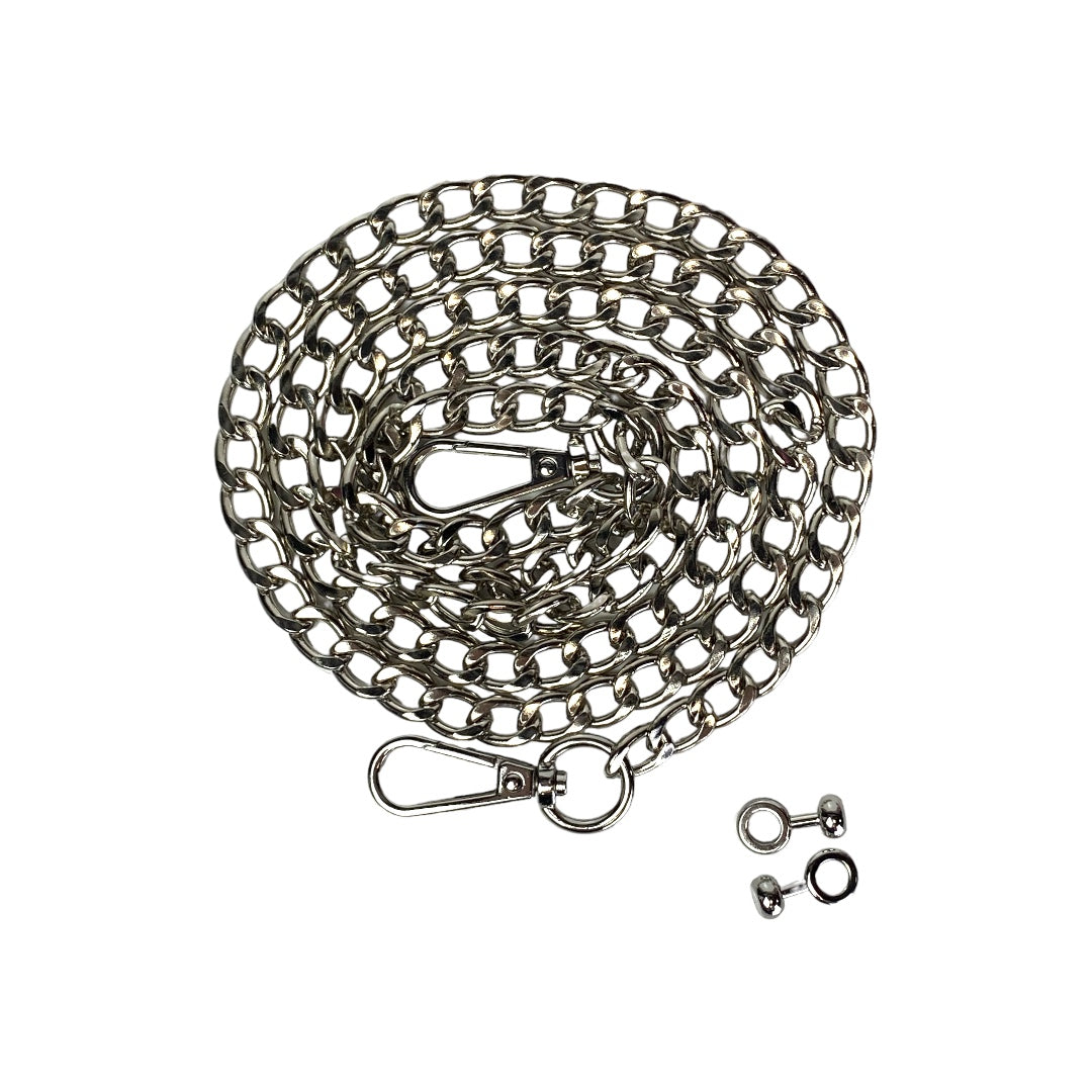 Crossbody Purse Chain Strap Conversion Kit silver