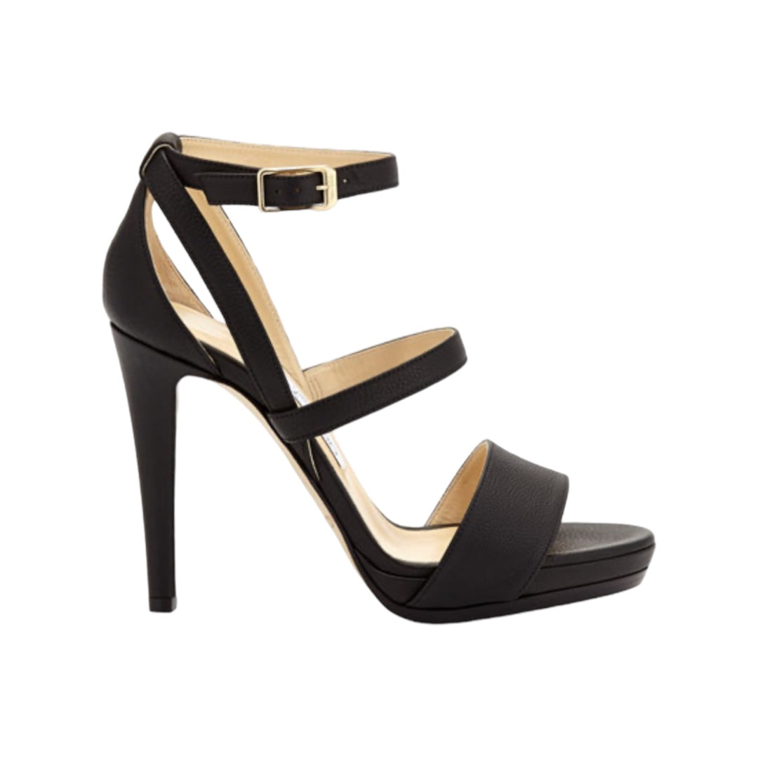 Discus Triple Strap Heels Size 37.5