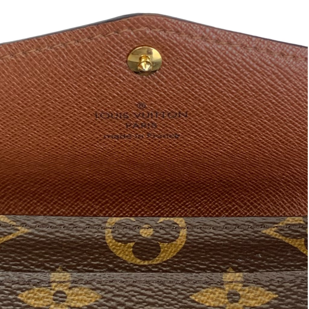 Monogram Snap Closure Wallet