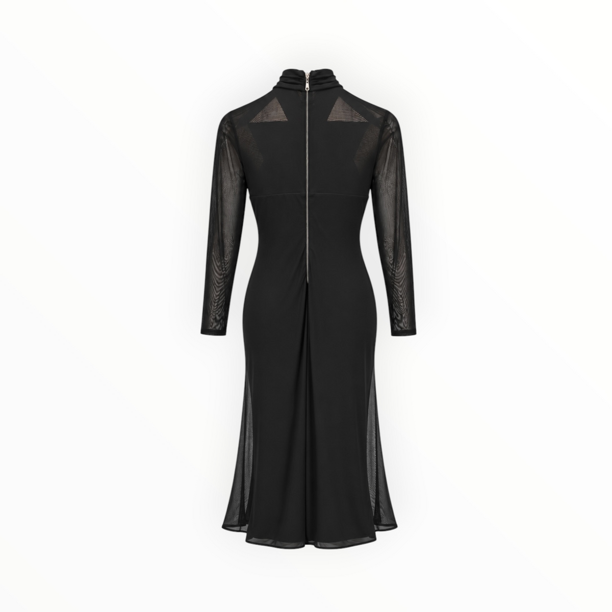Mesh Long-Sleeve Dress size 12