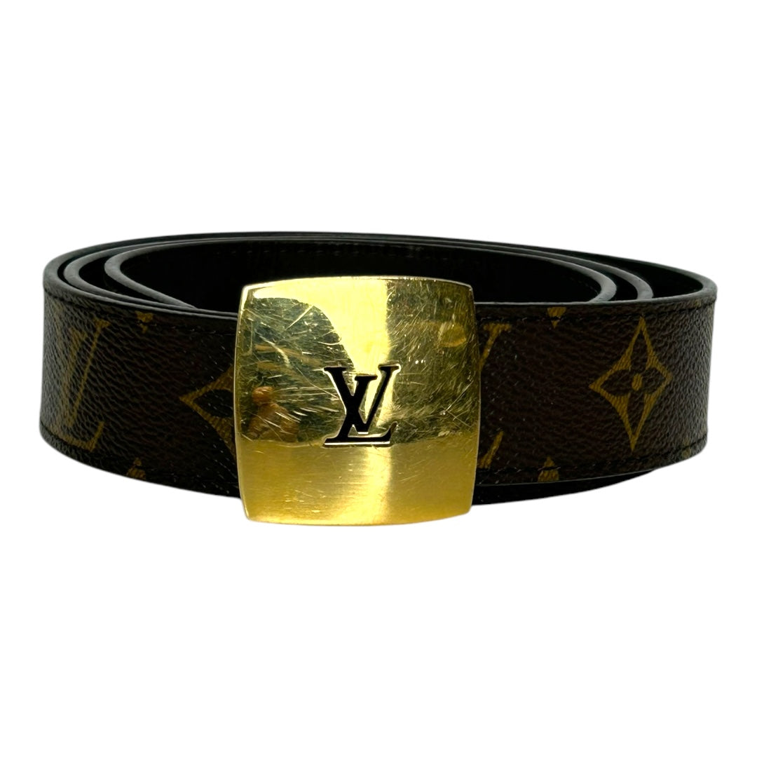 Monogram reversible belt