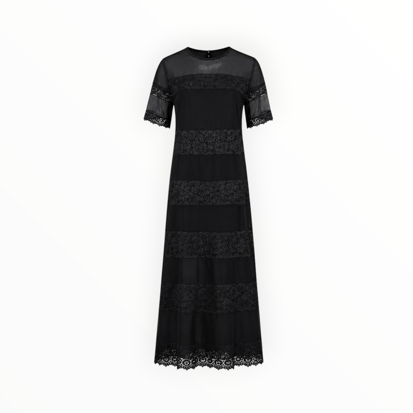 Embroidered Lace Mesh Dress size 46