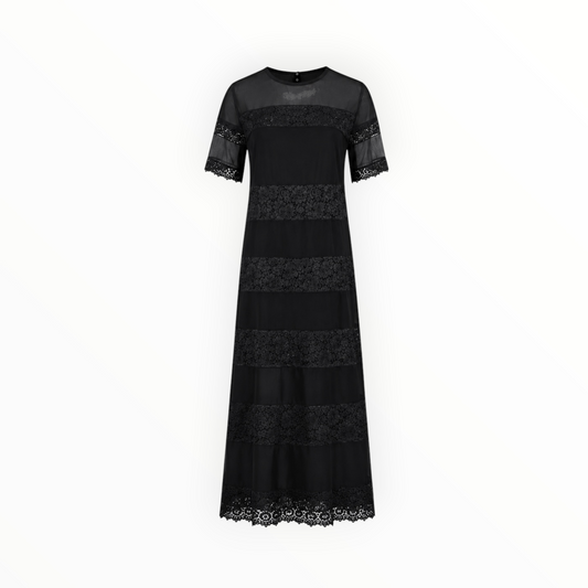 Embroidered Lace Mesh Dress size 46