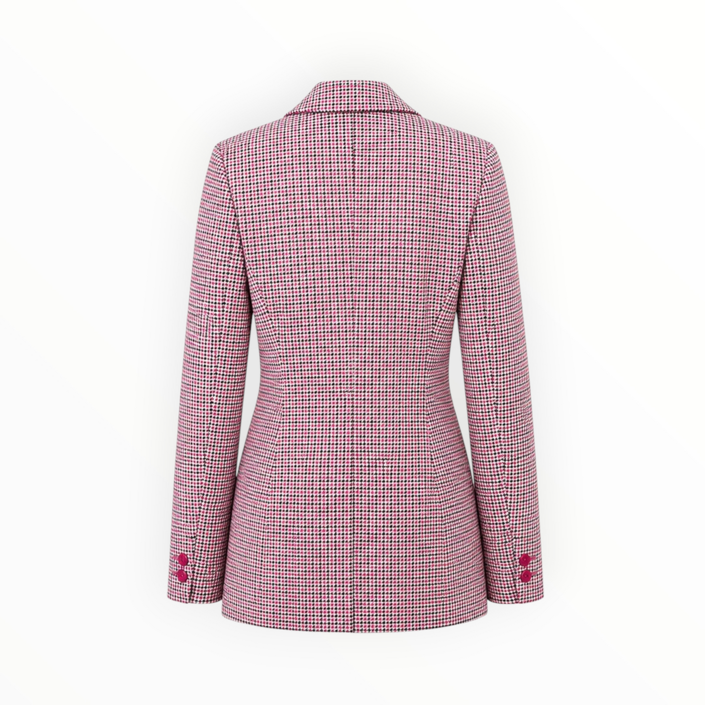 Houndstooth Buckle Blazer size 6