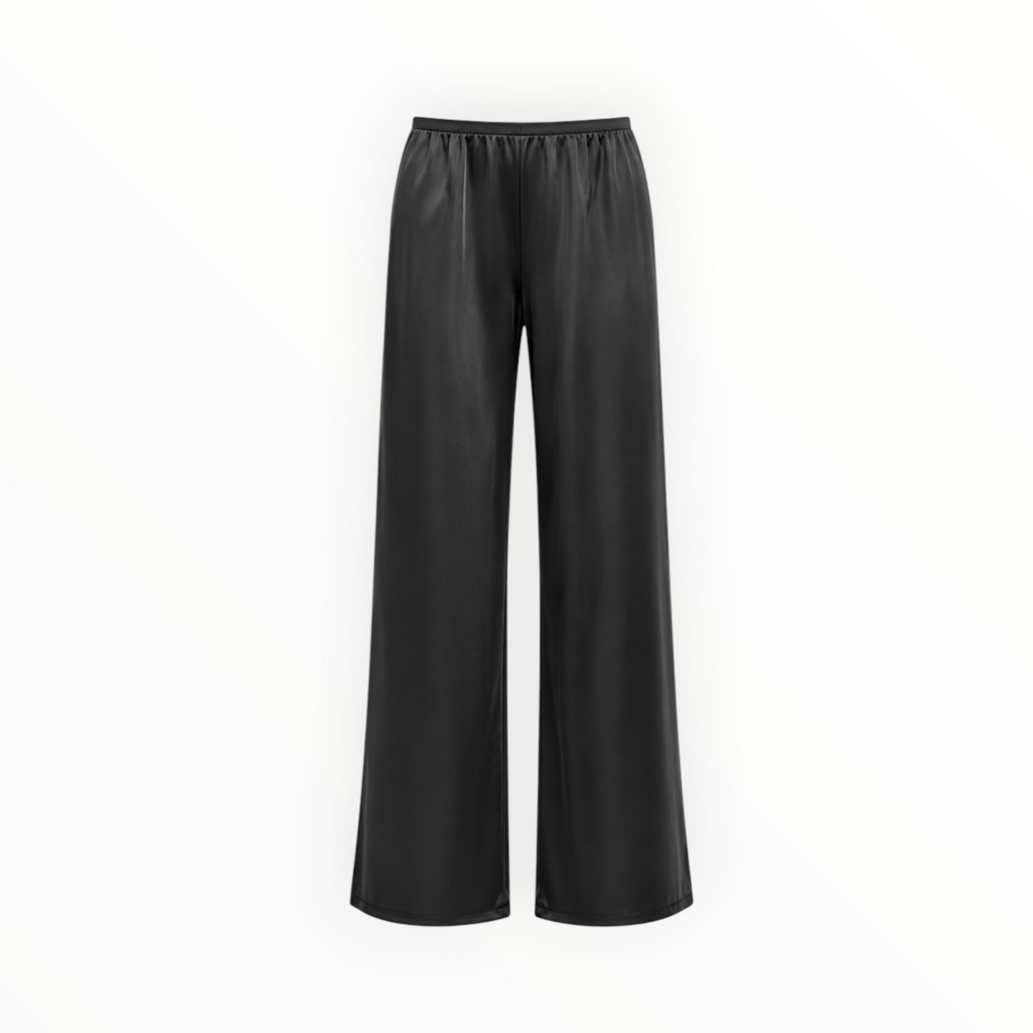Satin Wide-Leg Pants size XS