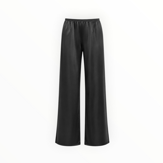 Satin Wide-Leg Pants size XS