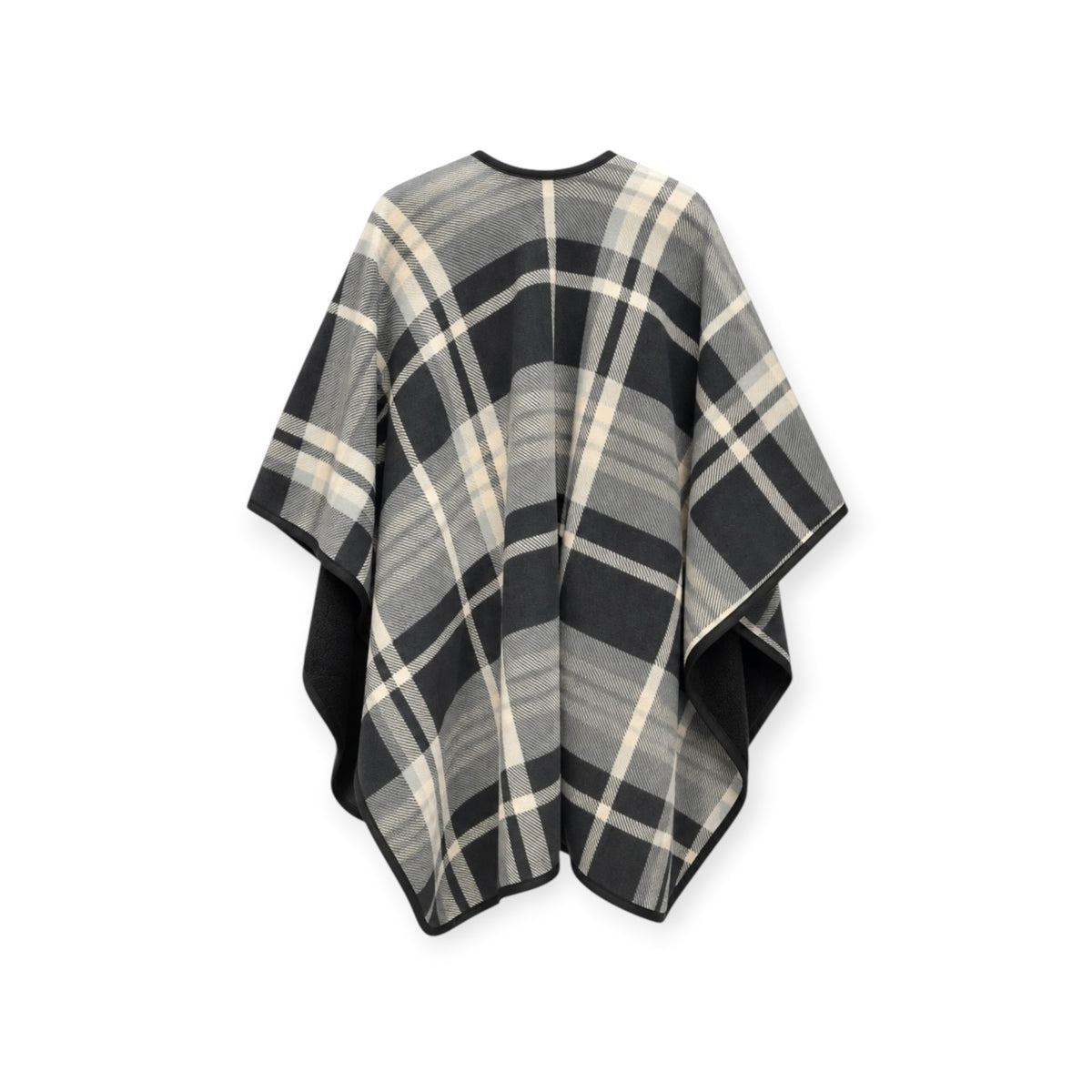 Plaid Open Front Poncho OS NEW WITH TAGS