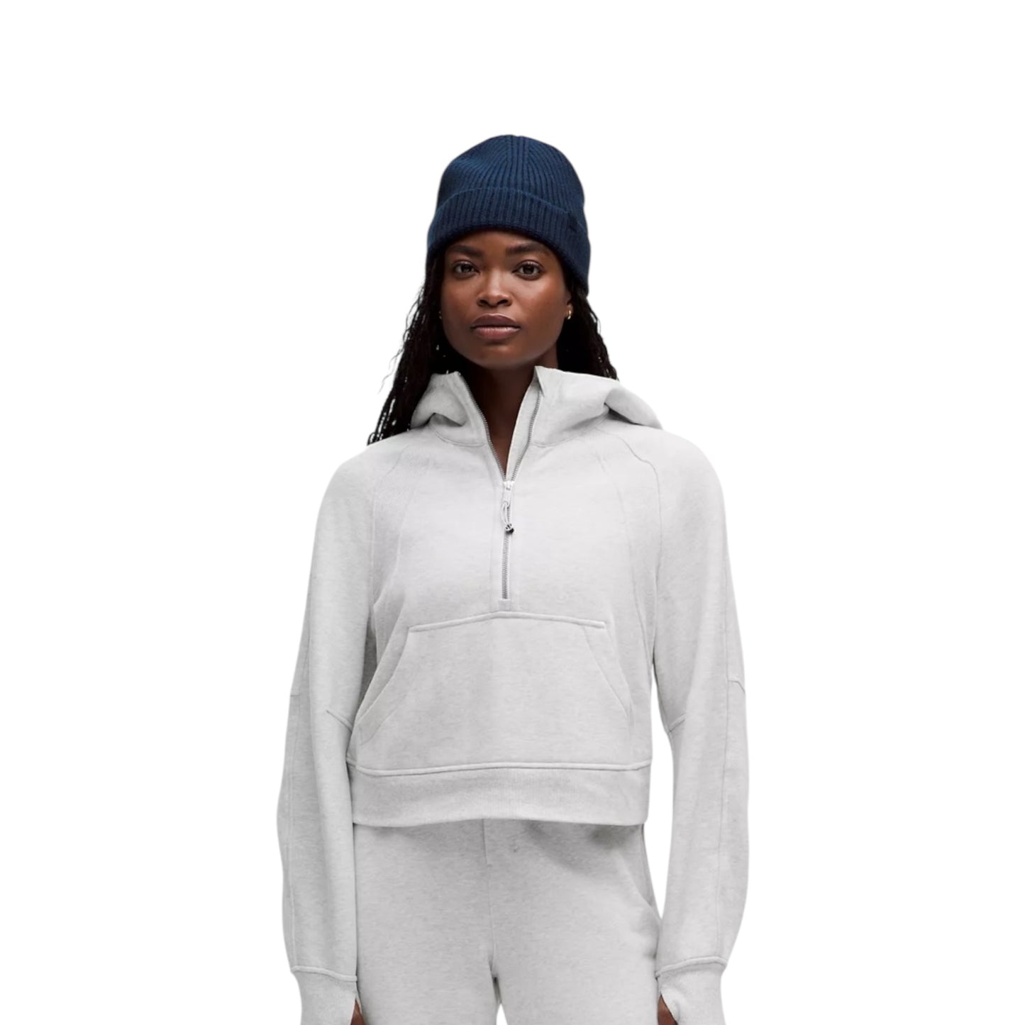 Scuba Oversized Half-Zip Hoodie Sz M/L