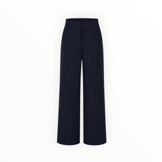 Pinstripe Wide-Leg Trousers size 4