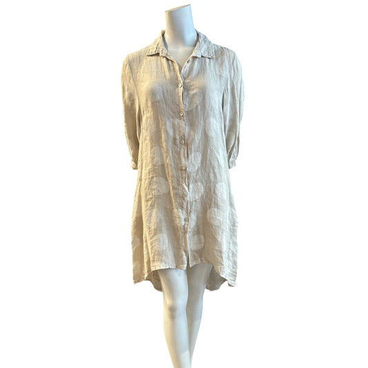 Loose Fitting Linen Mini Dress size small