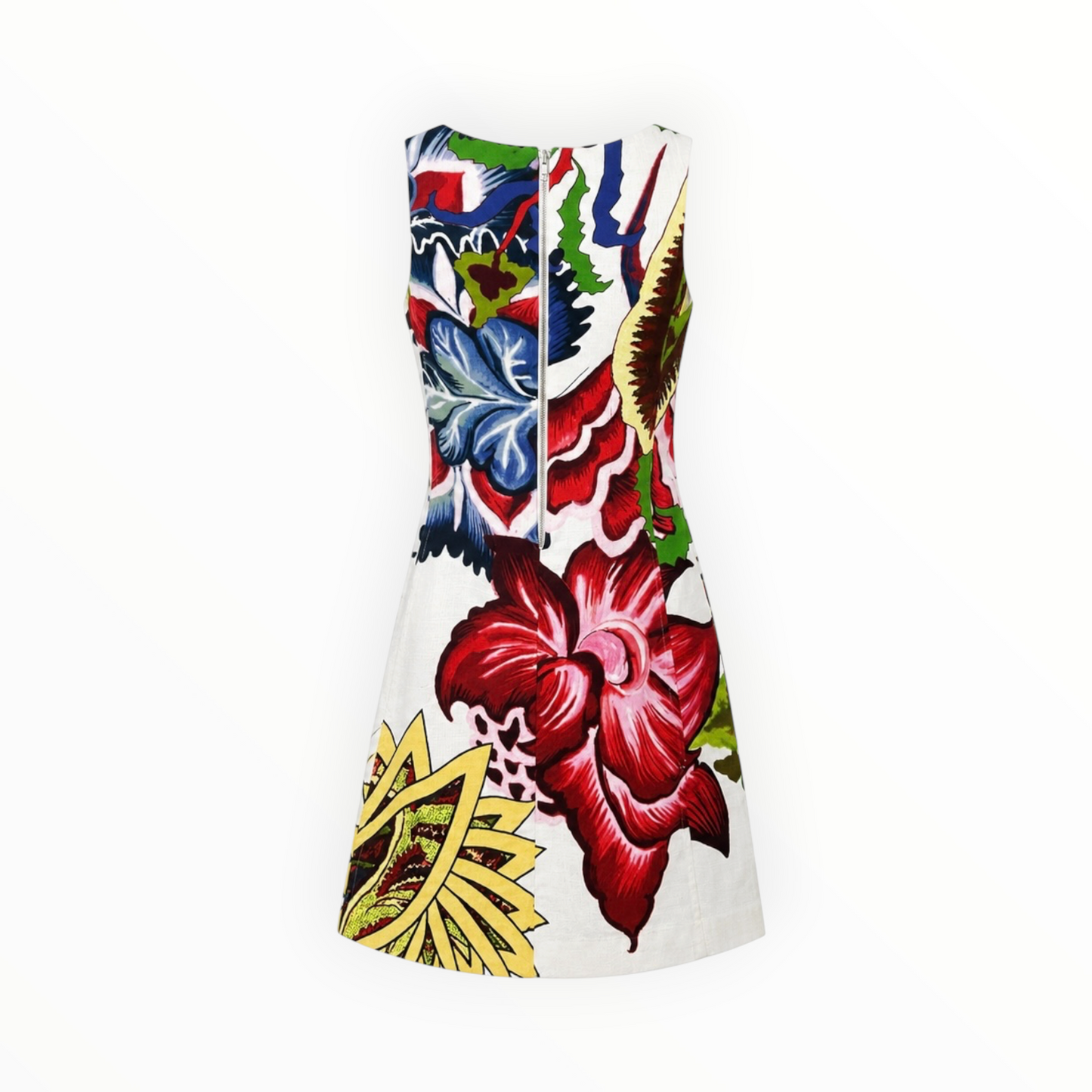 Floral Sleeveless Shift Dress size 42