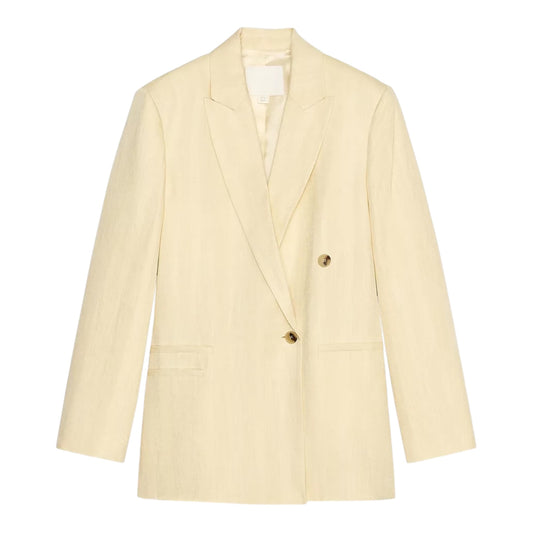 Minimal Linen Blazer size medium NEW with Tags