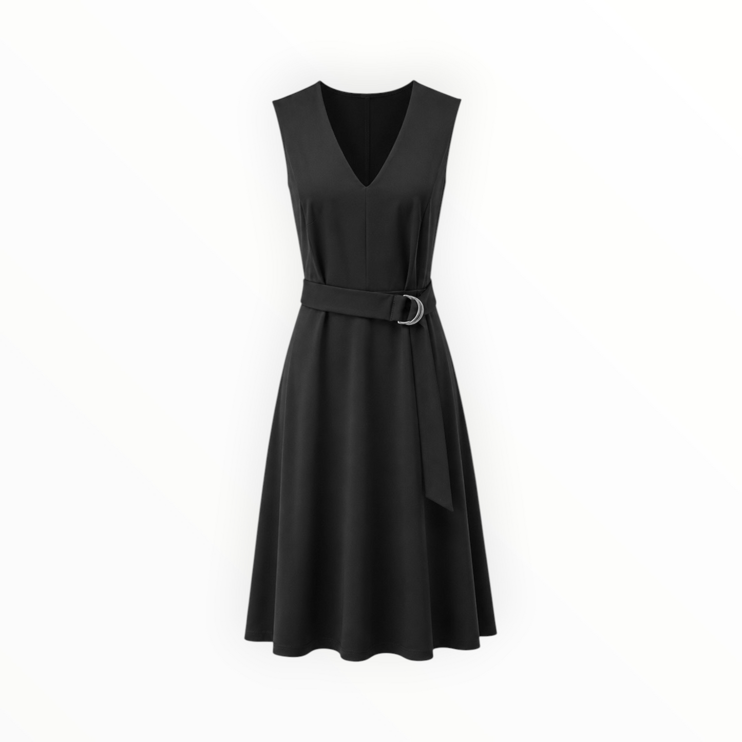 Belted Sleeveless Midi Dress size XXS