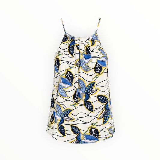 Leaf Print Halter Tank size XS NEW WITH TAGS
