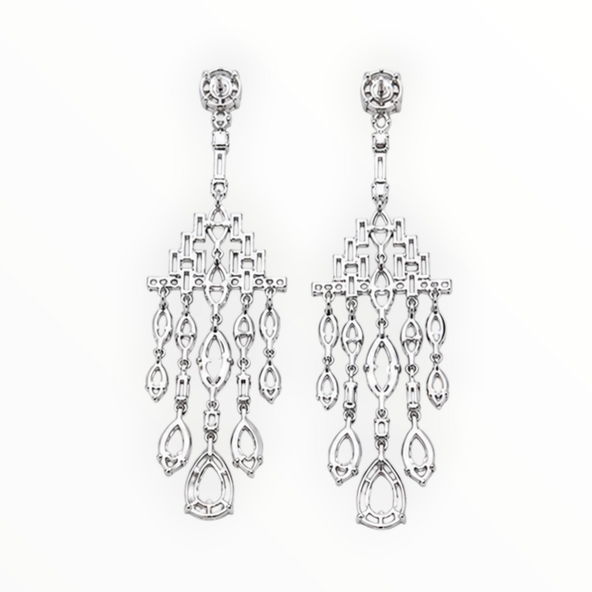 Crystal Chandelier Drop Earrings