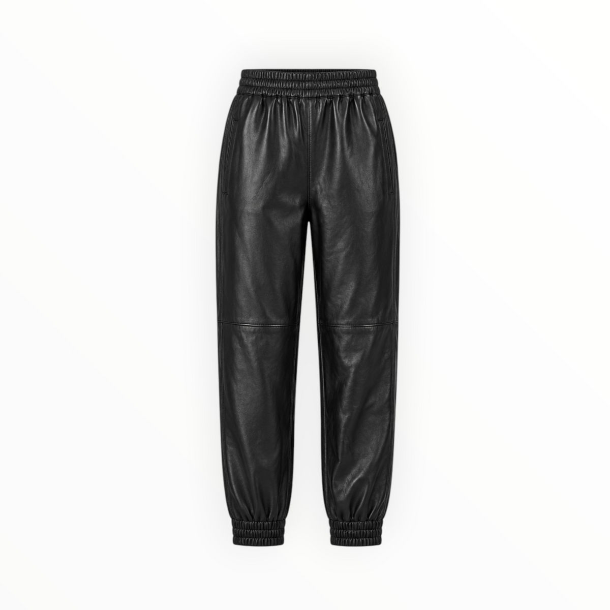 Vegan Leather Jogger Pants size 6