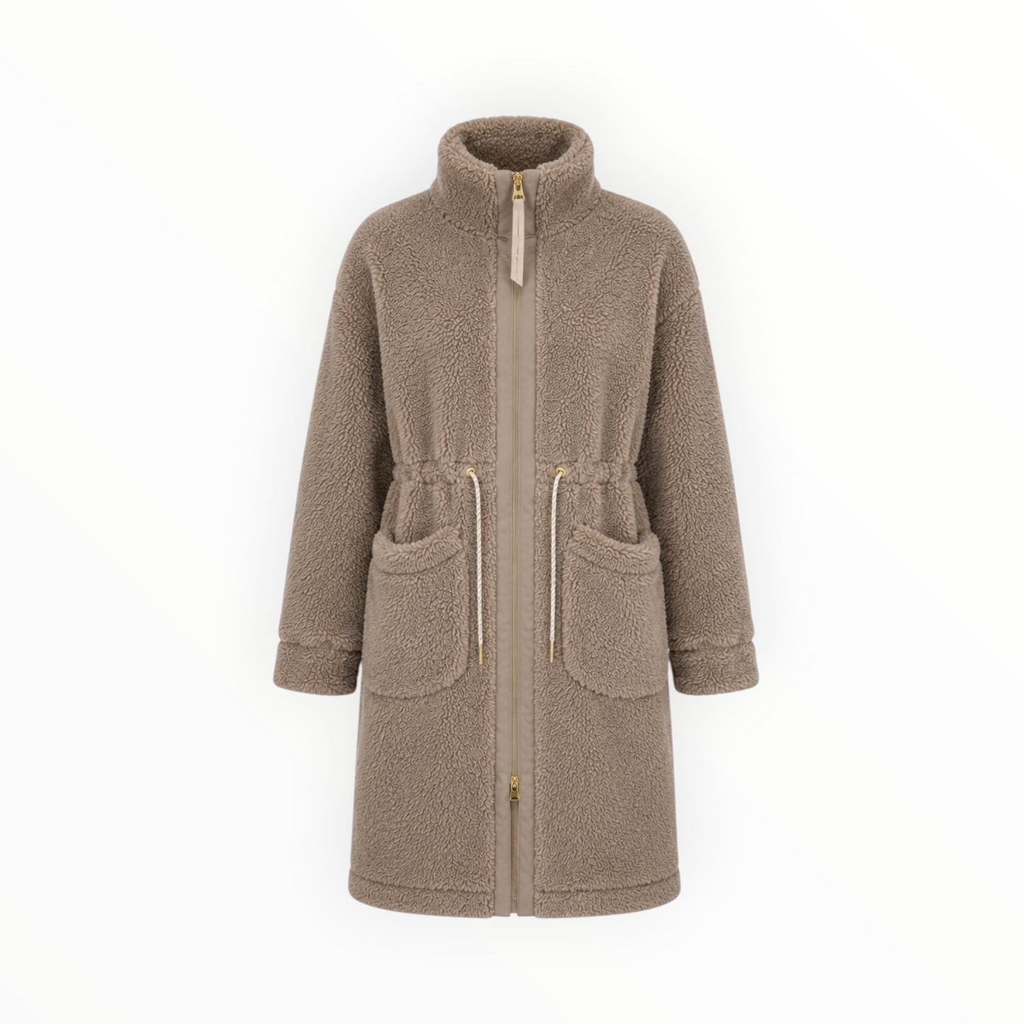 Logan Teddy Fleece Hooded Coat size S