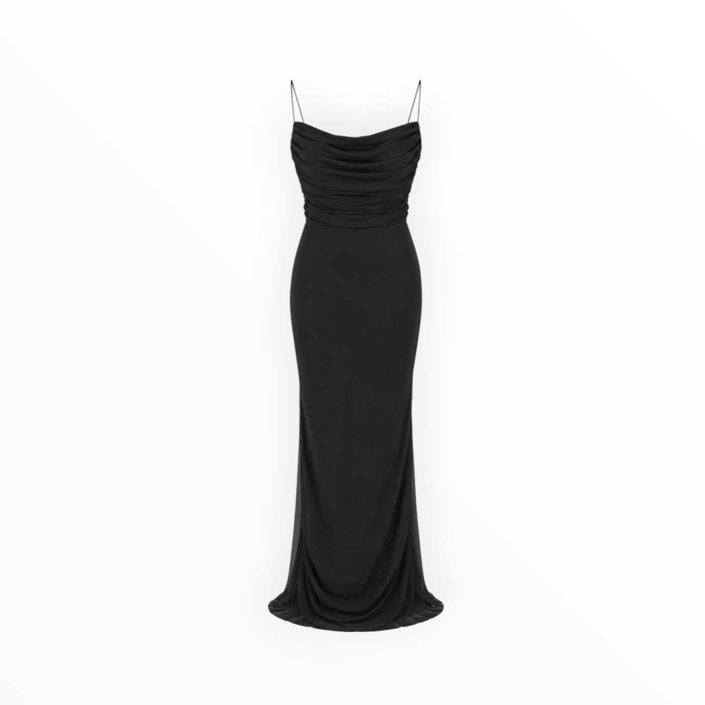 Ruched Cowl Neck Dress size 4