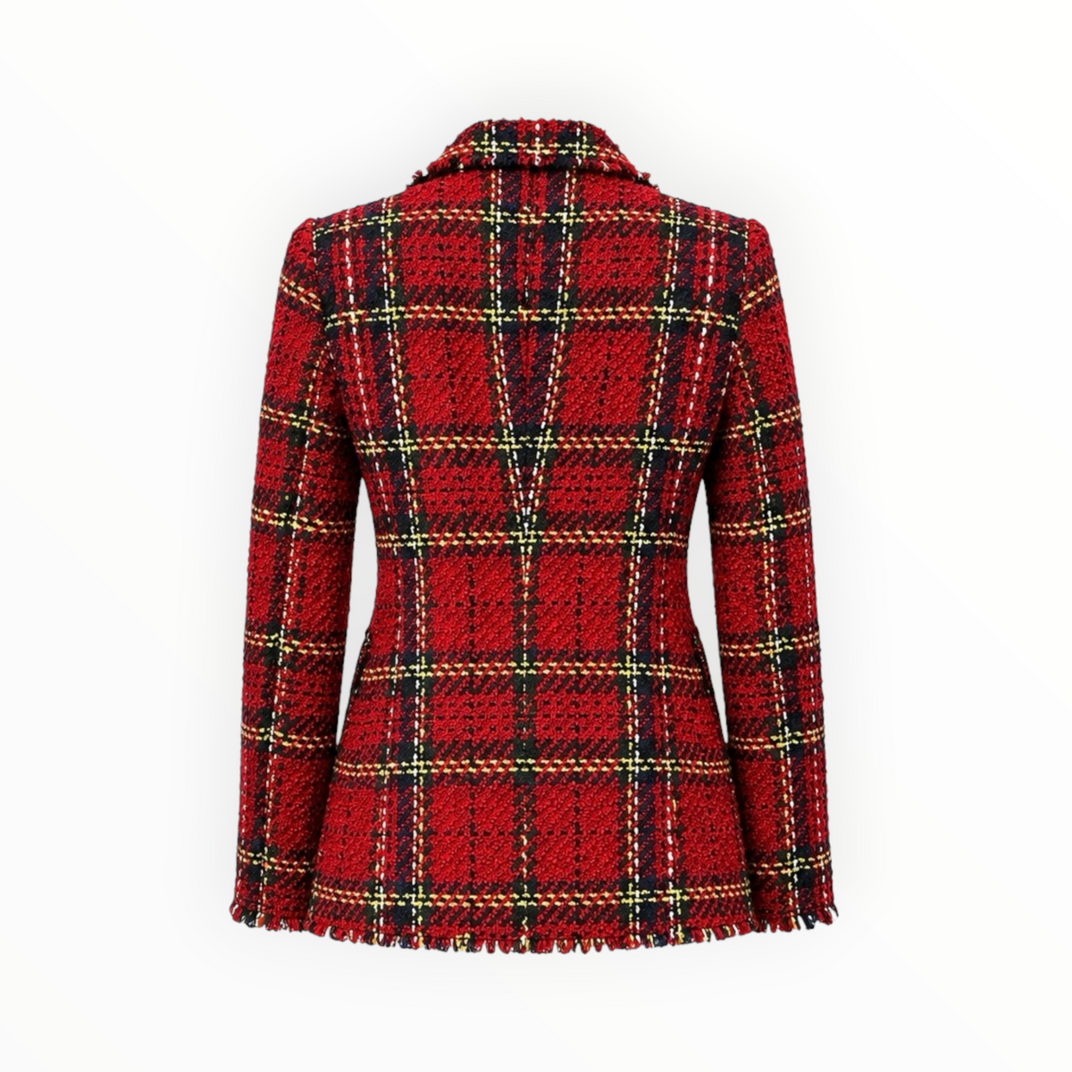 Plaid Tweed Blazer size XS