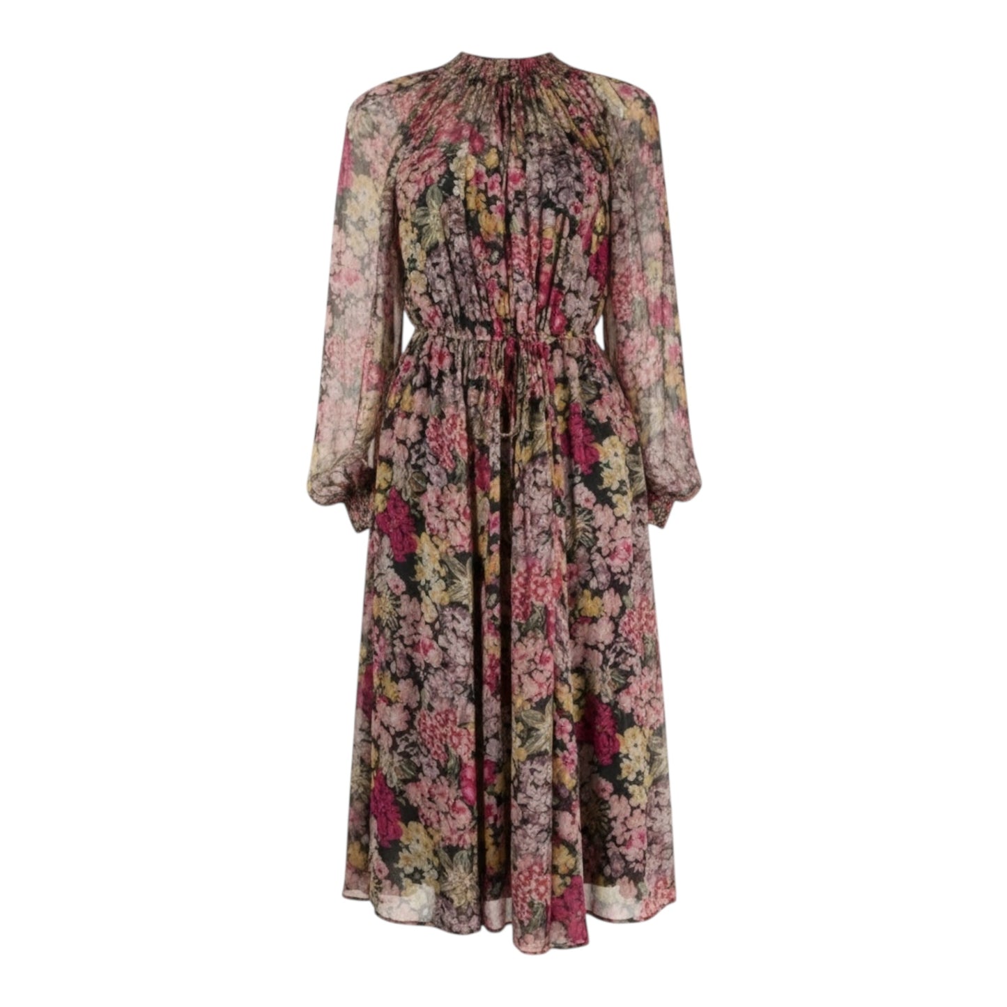 Floral Tie Neck Dress size 8